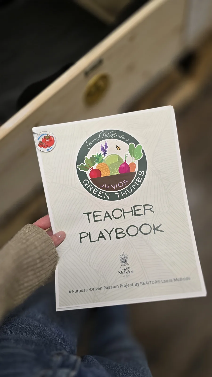 The Junior Green Thumbs Teacher Playbook, a purpose-driven passion project by REALTOR Laura McBride