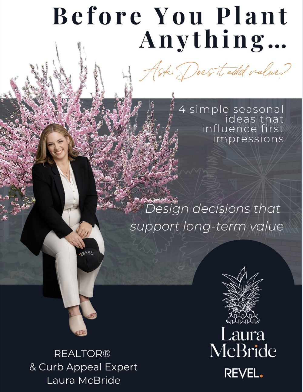 Cover of Laura McBride's Curb Appeal and Seasonal Planting Guide