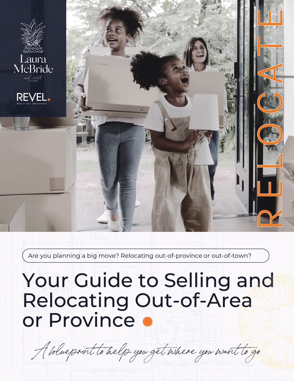 Cover of Laura McBride's guide to selling and relocating out of area or province