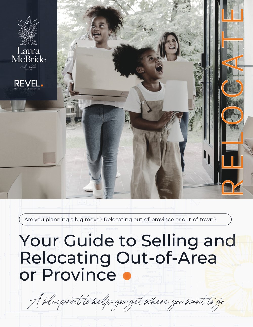 Cover of Laura McBride's guide to selling and relocating out of area or province