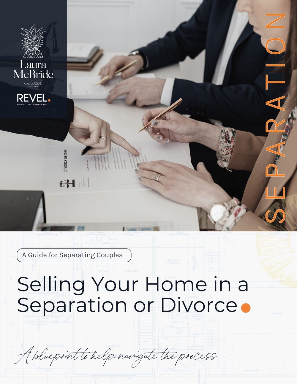 Cover of Laura McBride's guide to selling your home in a separation or divorce