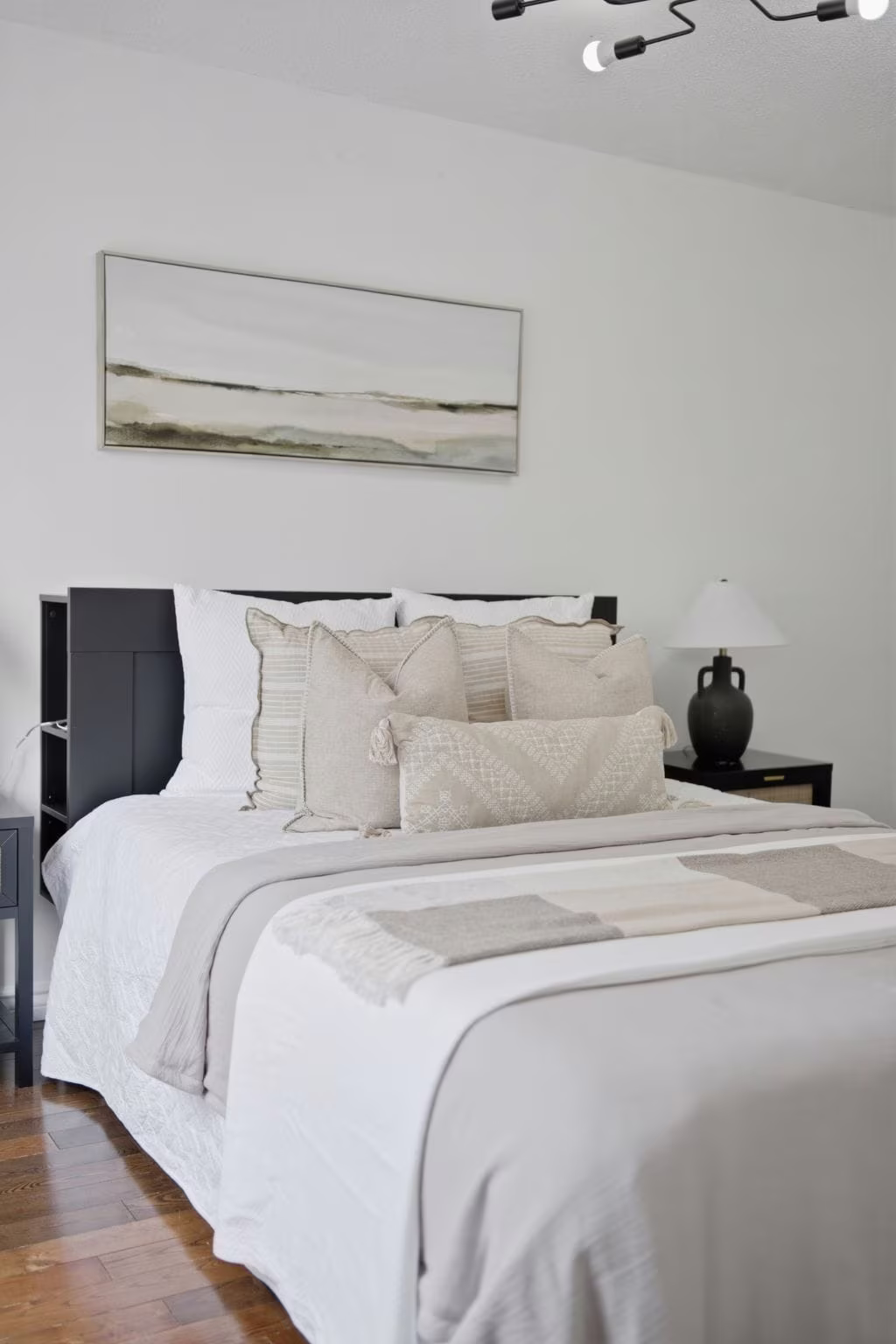 Upstairs primary bedroom at 13 Flowers Crescent, South Ajax, with a walk-in closet and 2-piece ensuite access