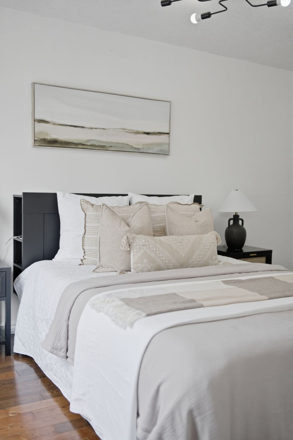 Upstairs primary bedroom at 13 Flowers Crescent, South Ajax, with a walk-in closet and 2-piece ensuite access
