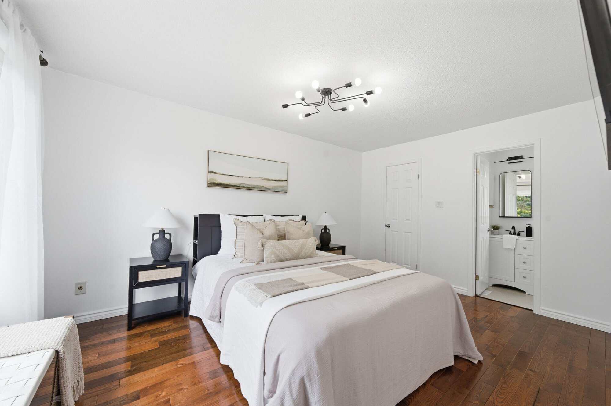 Windows in the upstairs primary bedroom at 13 Flowers Crescent, South Ajax