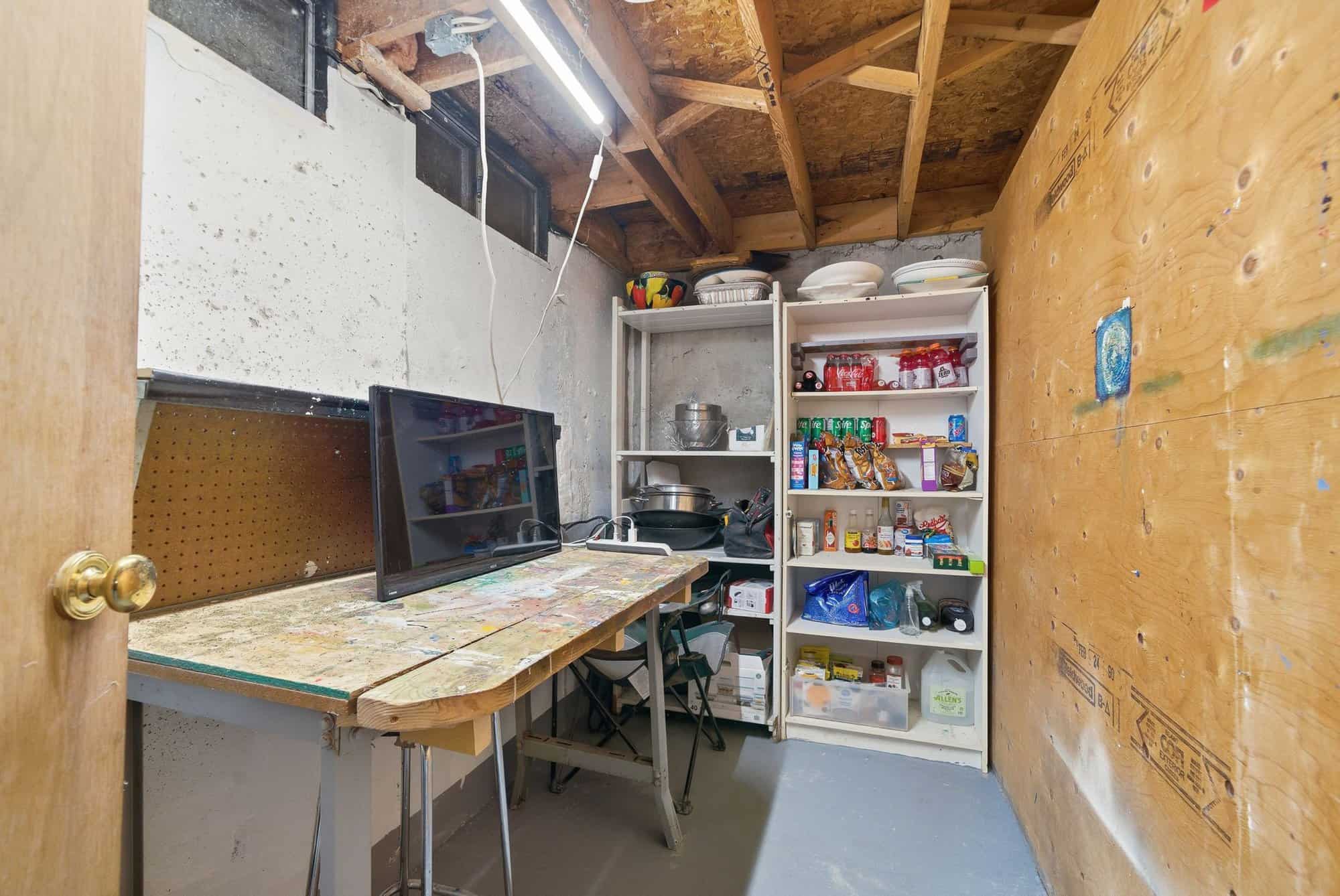 Basement workshop at 13 Rollo Drive, South East Ajax