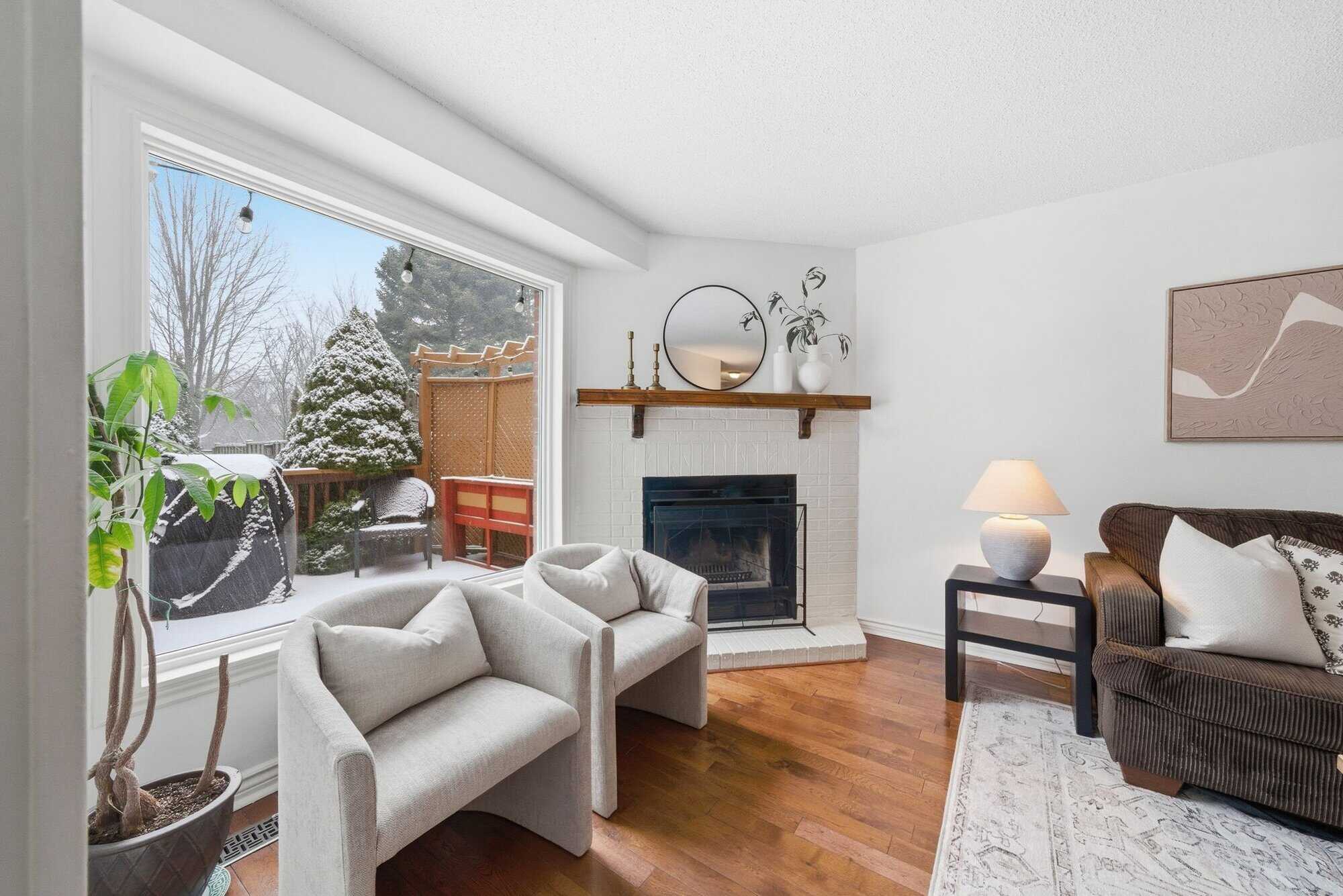 New picture window in the living room at 13 Rollo Drive, South East Ajax