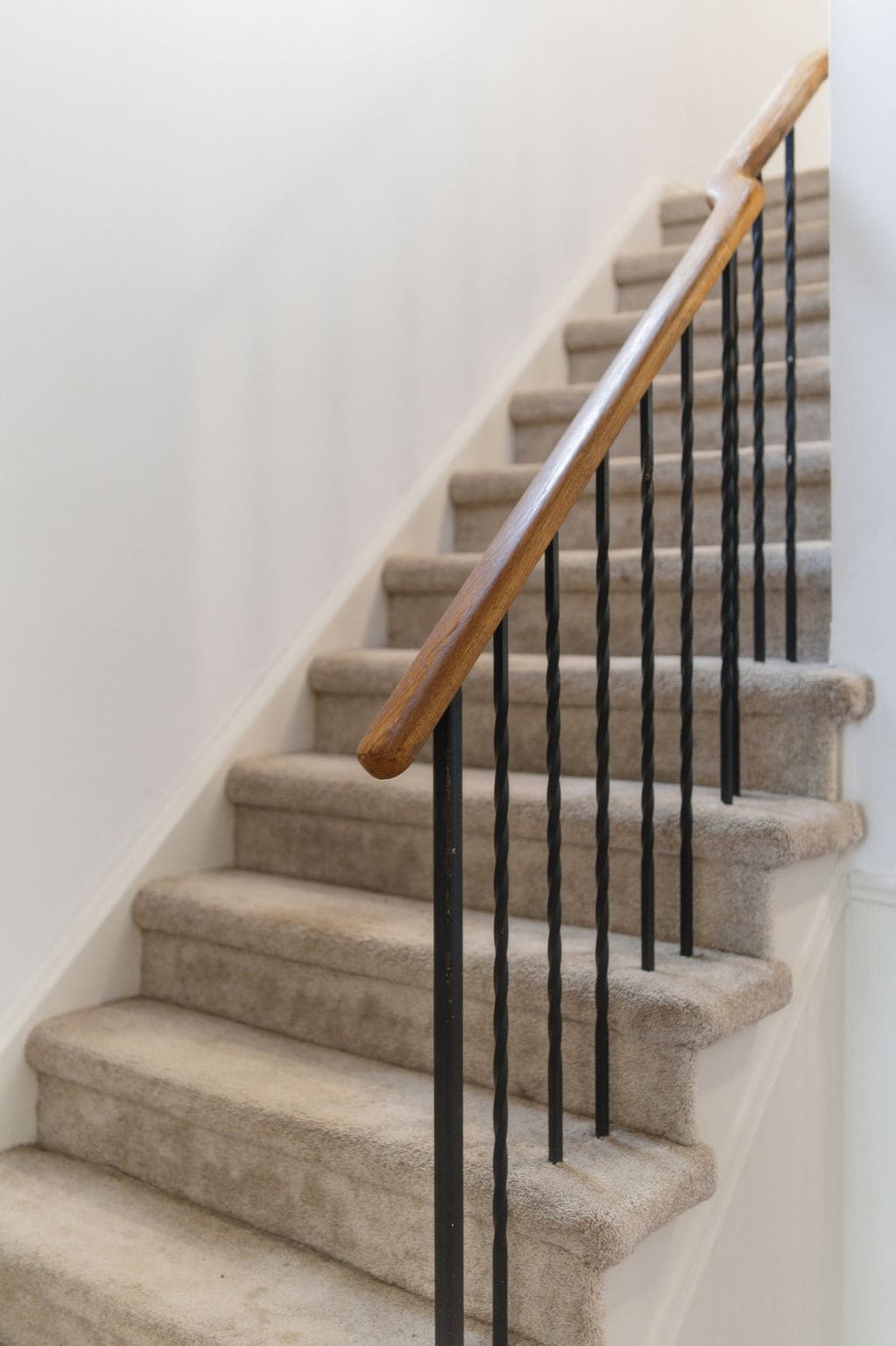 Staircase to the second floor at 13 Rollo Drive, South East Ajax