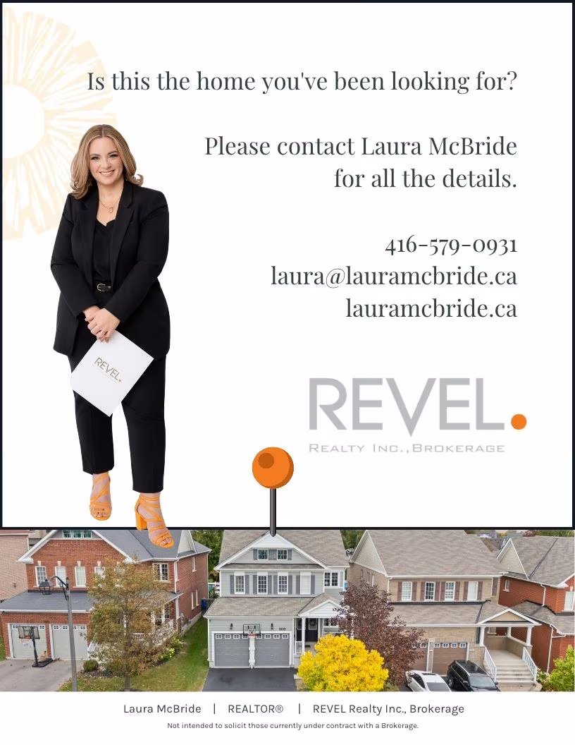 Is this the home you&rsquo;ve been looking for? Contact Laura McBride, Ajax REALTOR® with Revel Realty, about 1683 Finkle Drive, Oshawa