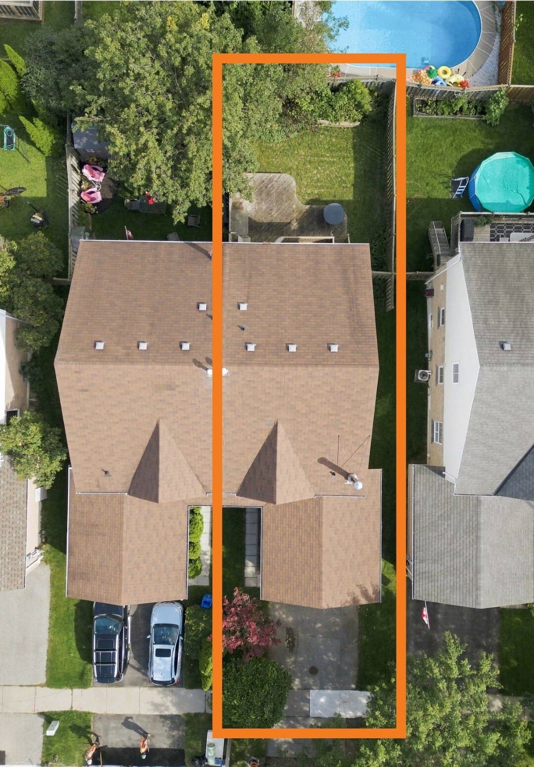 Lot line diagram for 22 Kipling Cres, South Ajax, a 29.53 by 111.5 ft property, listed by Laura McBride, Ajax REALTOR®