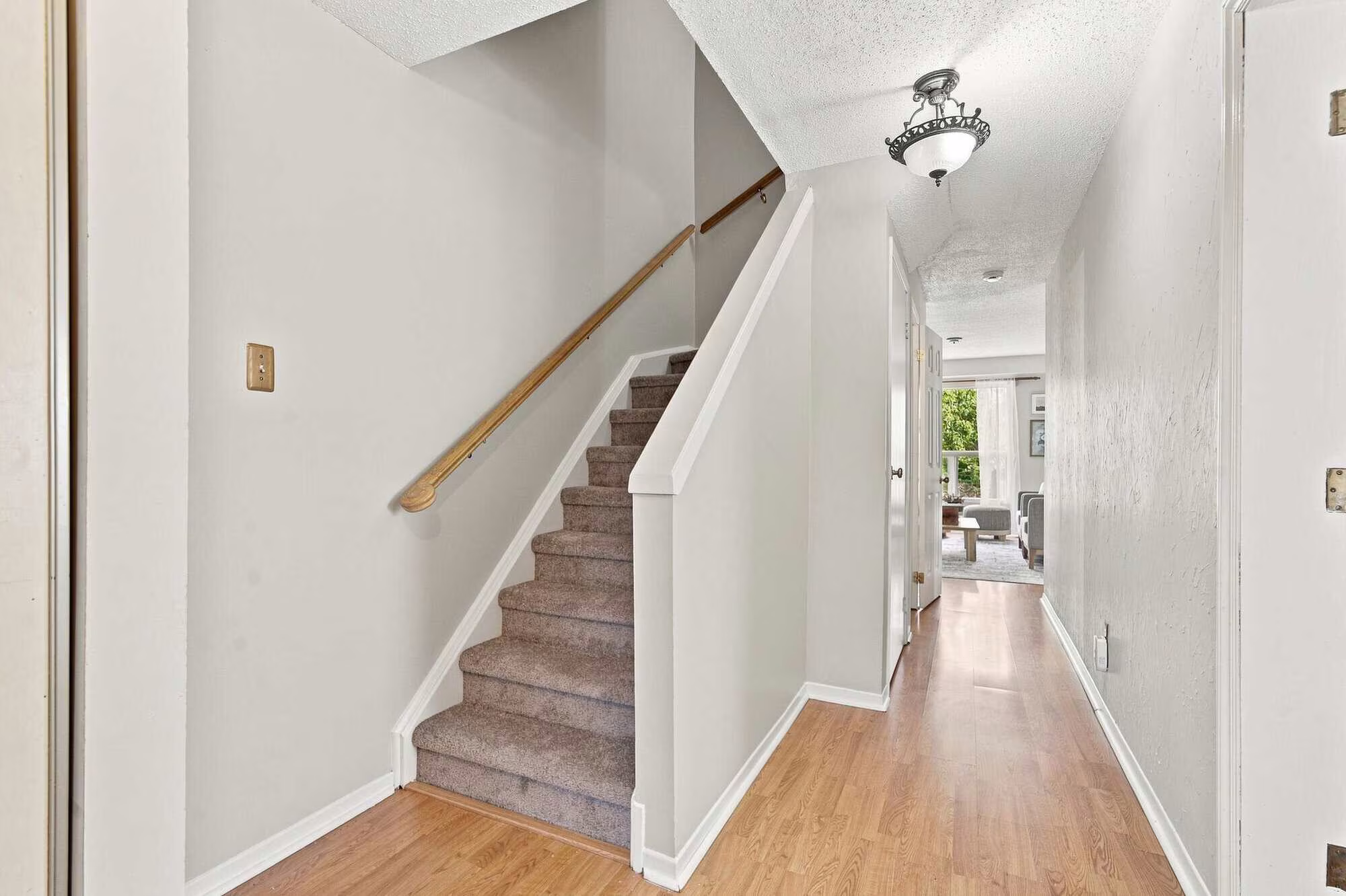 Staircase leading to the second level at 22 Kipling Cres, South Ajax, listed by Laura McBride, Ajax REALTOR®
