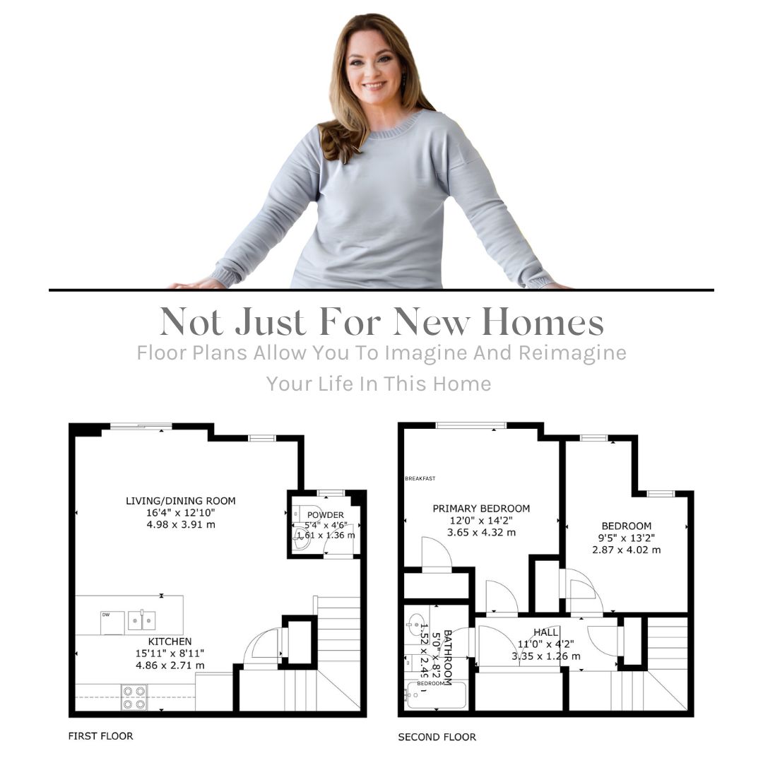 First floor and second floor plans for 2598 William Jackson Dr, Pickering, listed by Laura McBride, Ajax REALTOR®