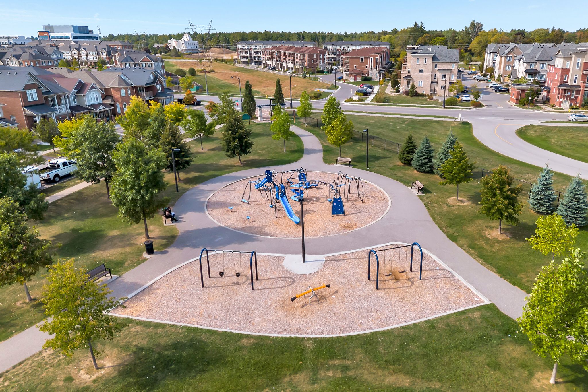 Community playground near 2598 William Jackson Dr, Pickering