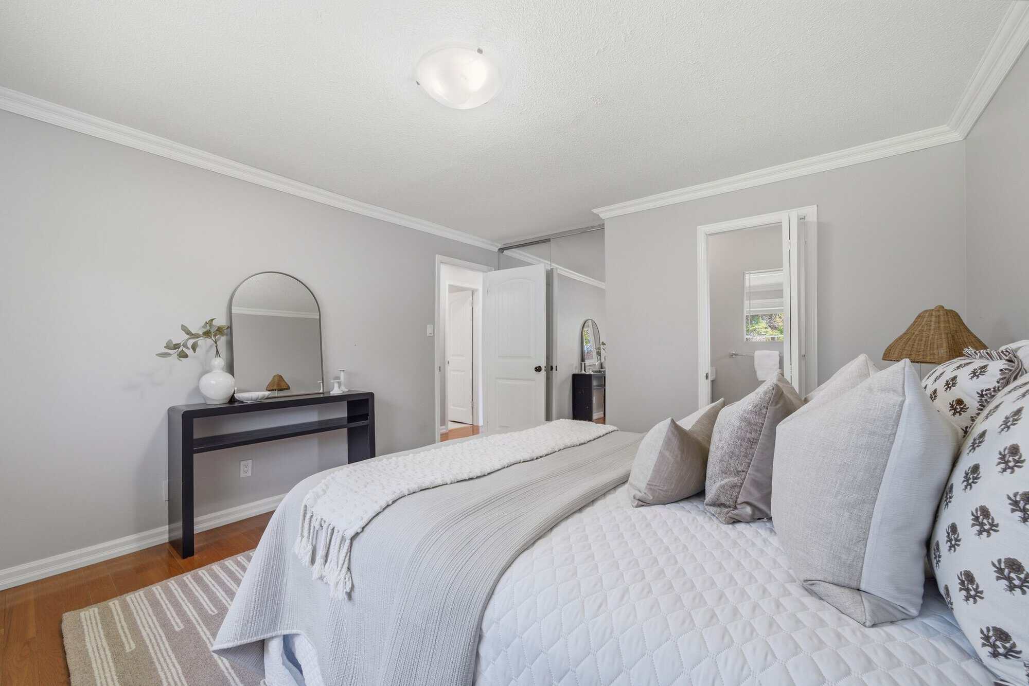 Primary bedroom detail at 39 Anstead Crescent, South Ajax