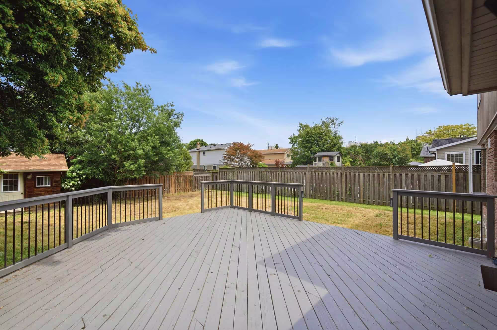 Deck at 96 Bolland Crescent, South Ajax, off the breakfast area