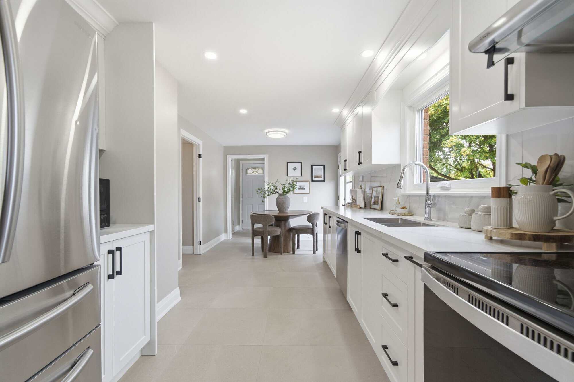 Kitchen stainless steel appliances at 96 Bolland Crescent, South Ajax