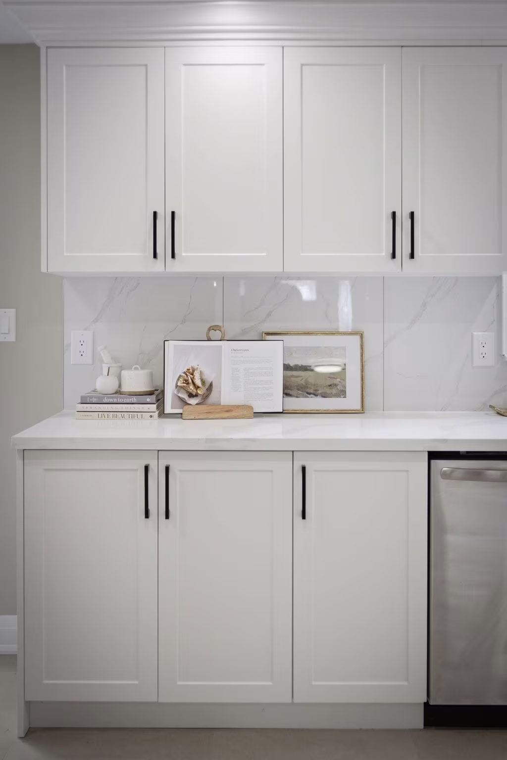 Kitchen backsplash detail at 96 Bolland Crescent, South Ajax
