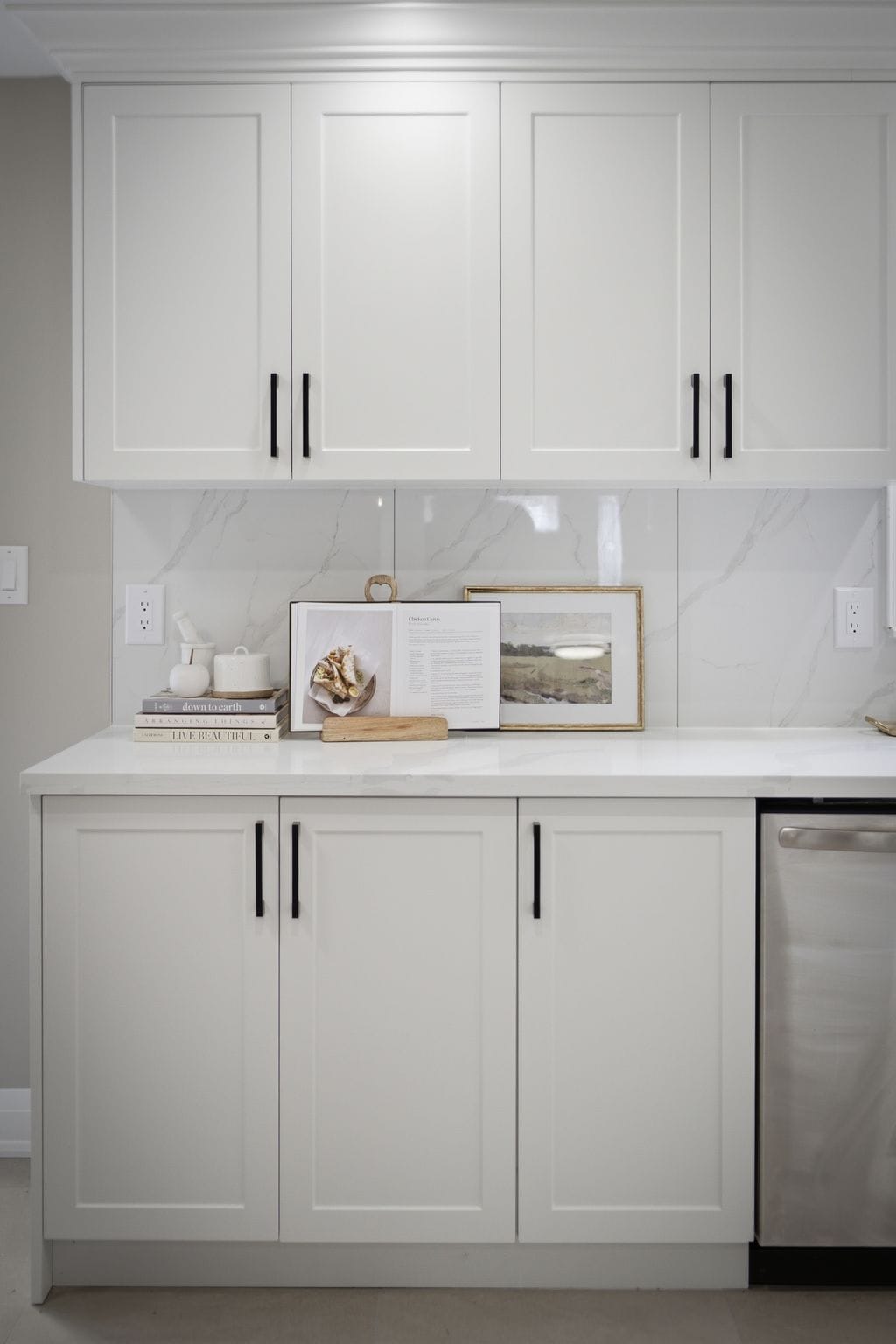 Kitchen backsplash detail at 96 Bolland Crescent, South Ajax