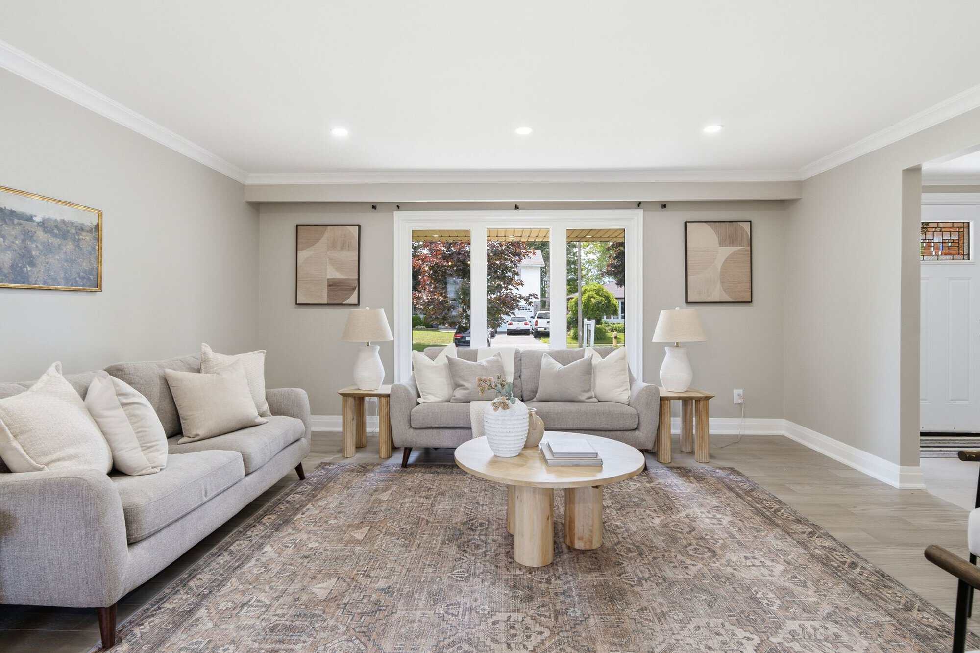 Living room at 96 Bolland Crescent, South Ajax, from a second angle