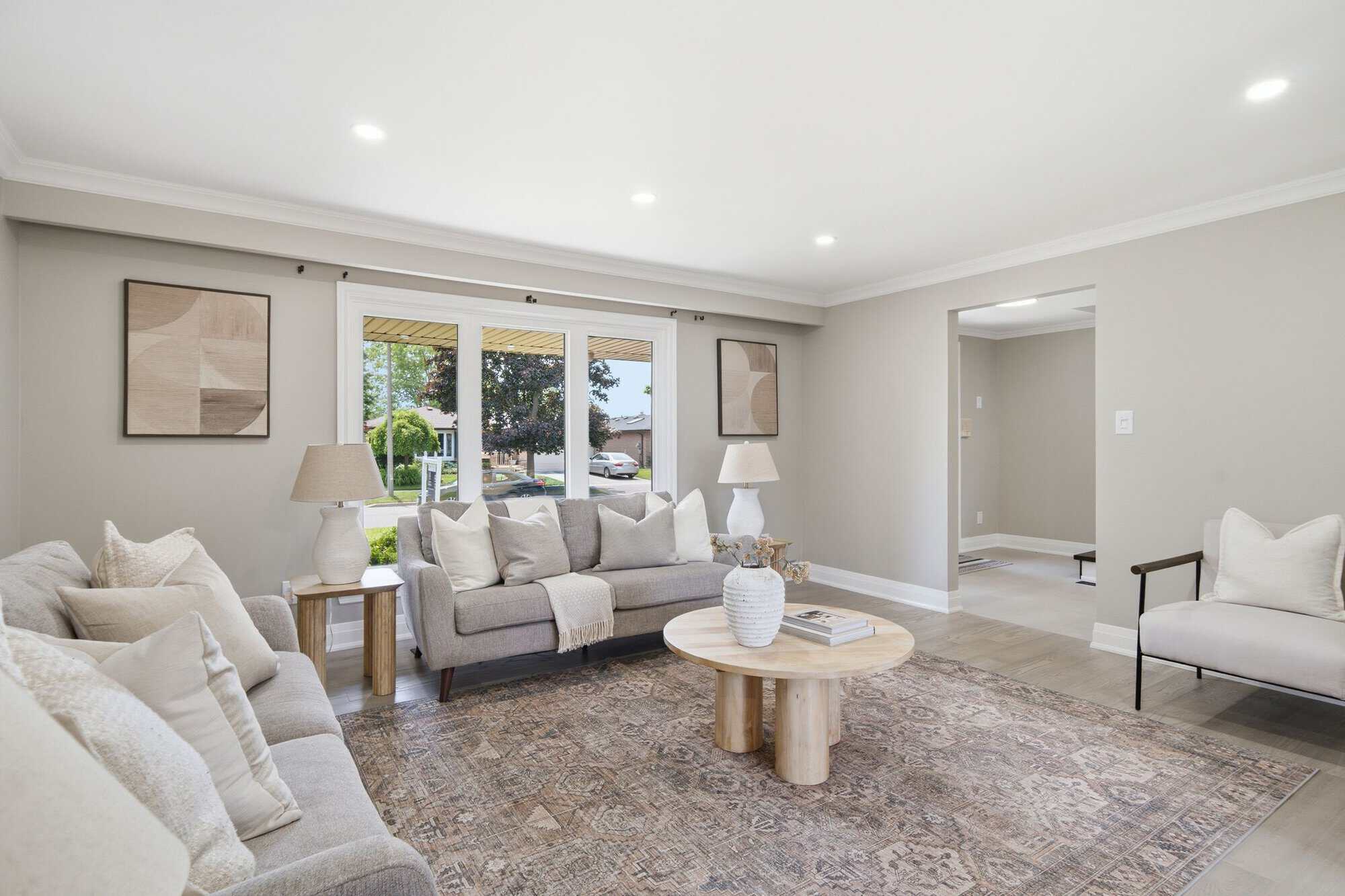 Living room detail at 96 Bolland Crescent, South Ajax