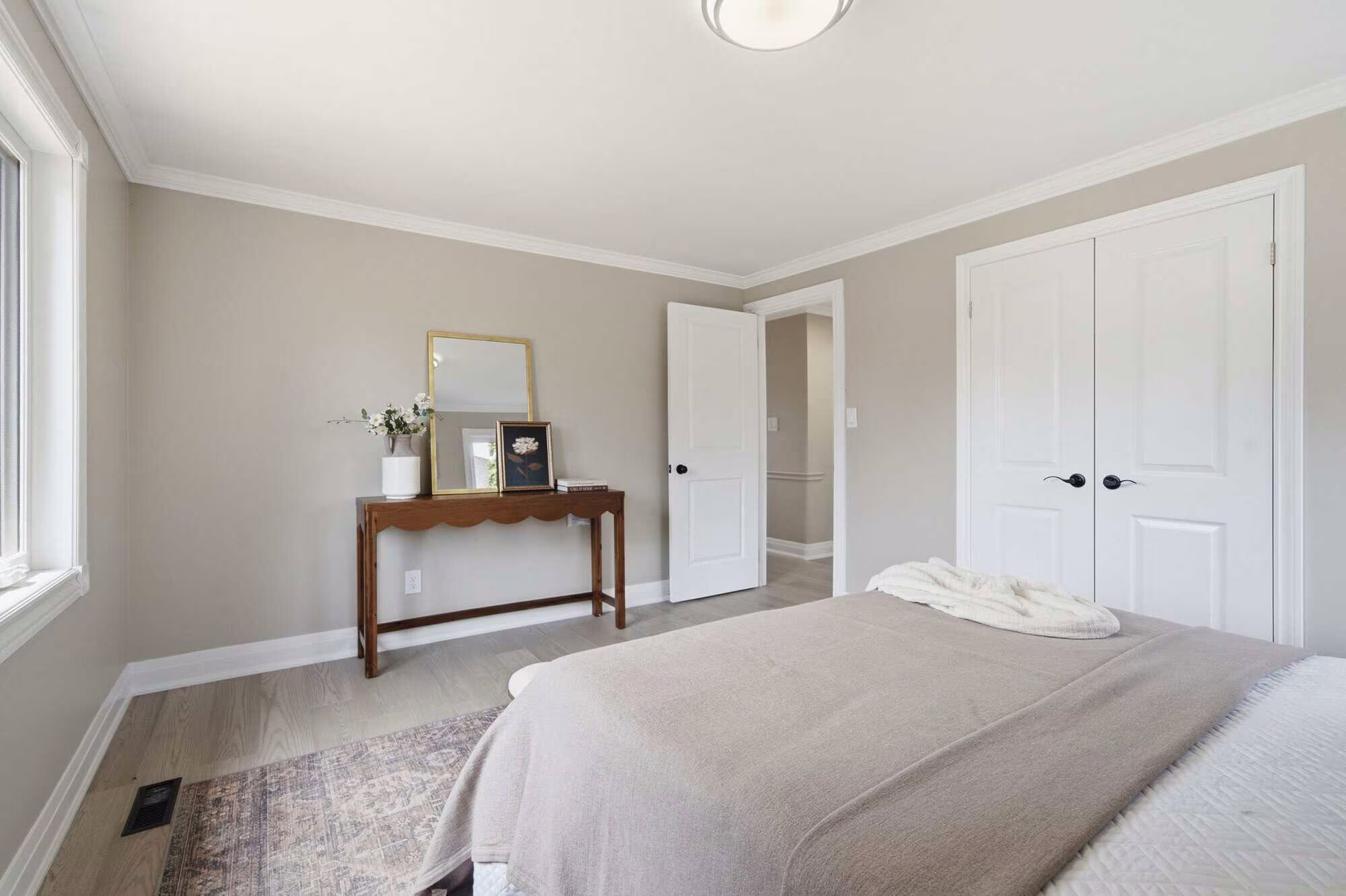 Primary bedroom detail at 96 Bolland Crescent, South Ajax