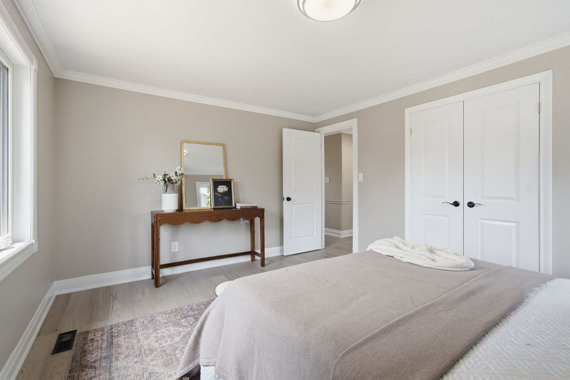 Primary bedroom detail at 96 Bolland Crescent, South Ajax