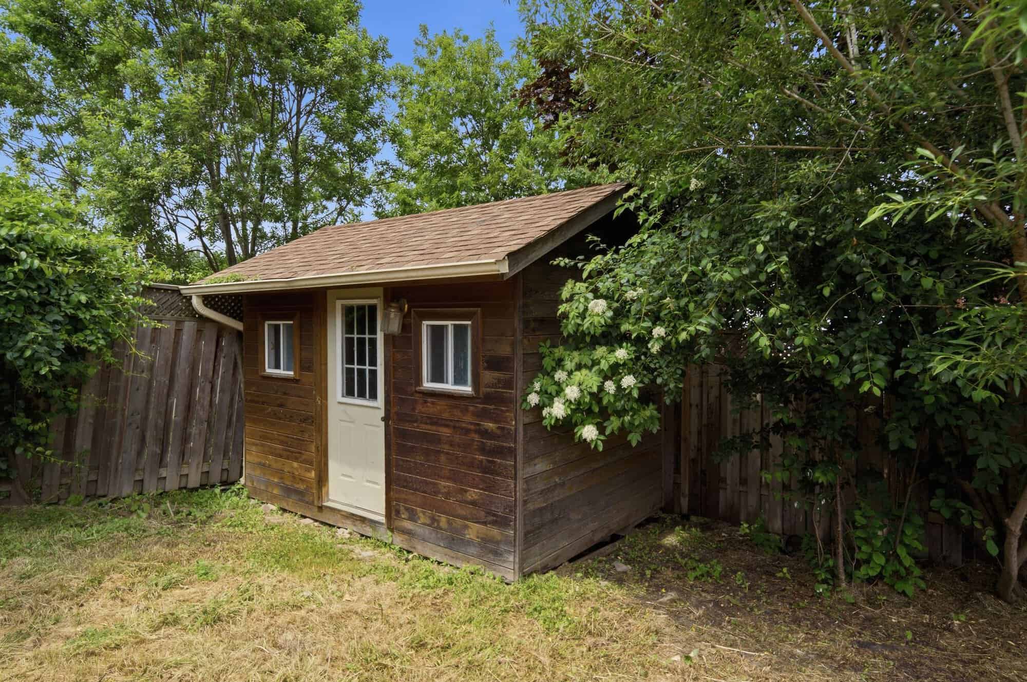 Backyard shed at 96 Bolland Crescent, South Ajax