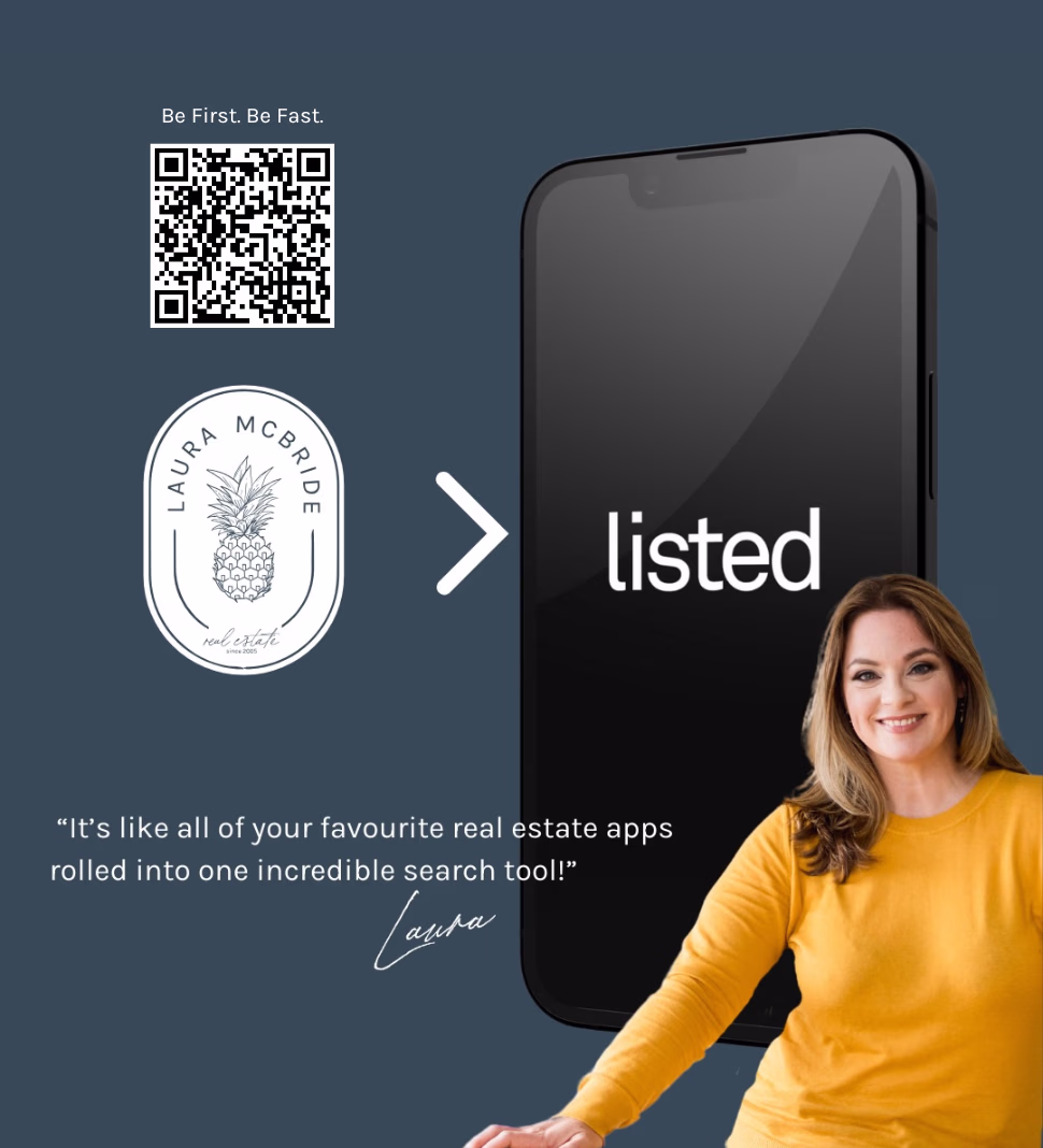 The LISTED home search app, set up with Laura McBride as your Ajax REALTOR®